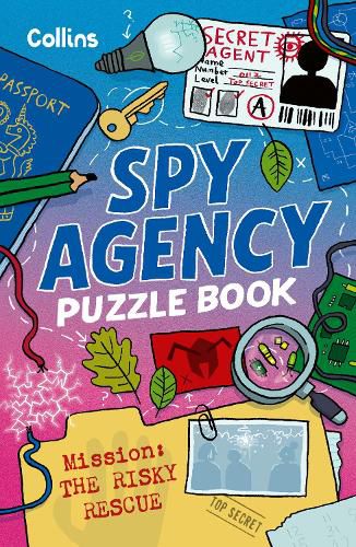 Cover image for Spy Agency Puzzle Book - The Risky Rescue