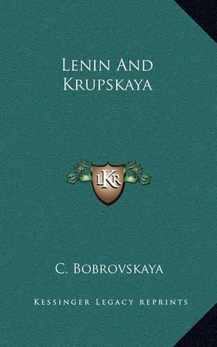 Cover image for Lenin and Krupskaya