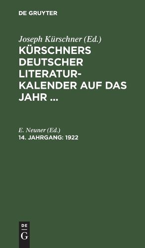 Cover image for 1922