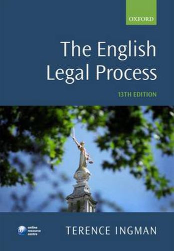 Cover image for The English Legal Process