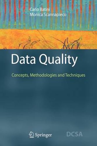 Cover image for Data Quality: Concepts, Methodologies and Techniques