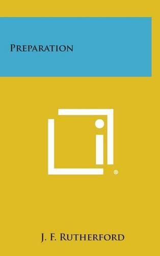 Cover image for Preparation