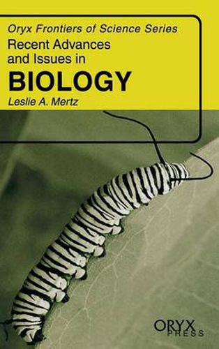 Cover image for Recent Advances and Issues in Biology