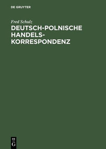 Cover image for Deutsch-polnische Handelskorrespondenz