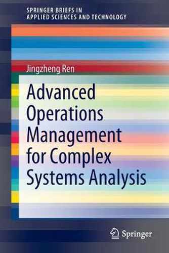 Cover image for Advanced Operations Management for Complex Systems Analysis
