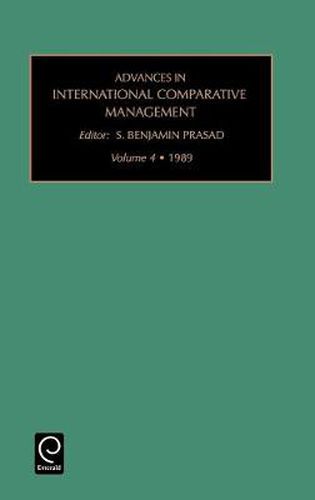 Cover image for Advances in International Comparative Management