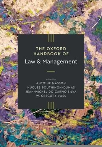 Cover image for The Oxford Handbook of Law and Management