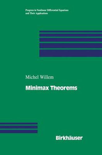 Cover image for Minimax Theorems