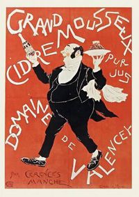 Cover image for Carnet Blanc, Affiche Cidre Valencey