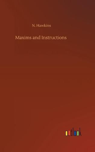 Cover image for Maxims and Instructions