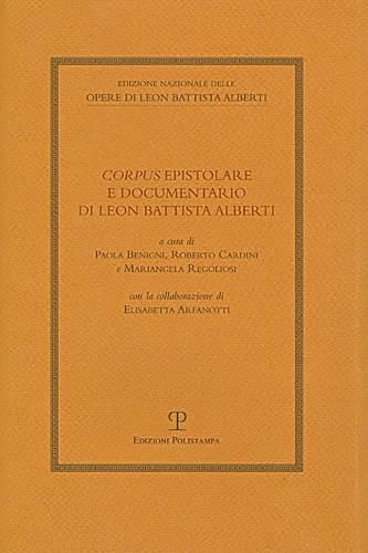 Corpus Epistolare E Documentario Di Leon Battista Alberti