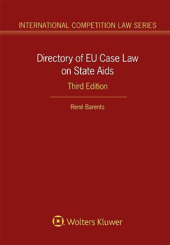 Cover image for Directory of EU Case Law on State Aids