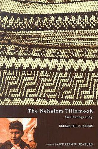Cover image for The Nehalem Tillamook: An Ethnography