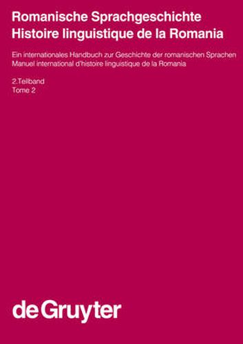 Cover image for Romanische Sprachgeschichte / Histoire linguistique de la Romania. 2. Teilband