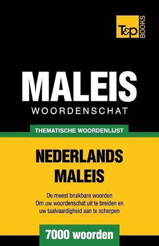 Cover image for Thematische woordenschat Nederlands-Maleis - 7000 woorden