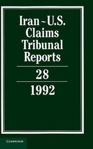 Cover image for Iran-U.S. Claims Tribunal Reports: Volume 28