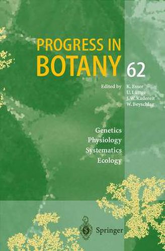 Cover image for Progress in Botany: Genetics Physiology Systematics Ecology