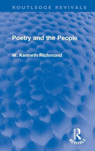 Cover image for Poetry and the People