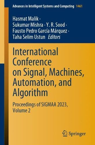 Cover image for International Conference on Signal, Machines, Automation, and Algorithm