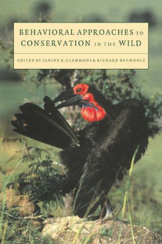 Cover image for Behavioral Approaches to Conservation in the Wild