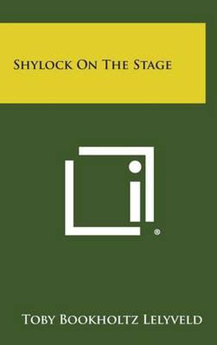 Cover image for Shylock on the Stage