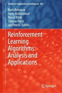 Cover image for Reinforcement Learning Algorithms: Analysis and Applications