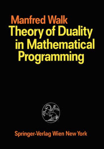 Cover image for Theory of Duality in Mathematical Programming