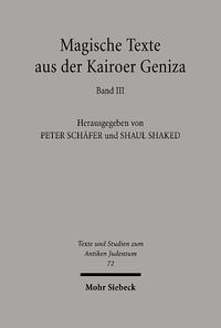Cover image for Magische Texte Aus Der Kairoer Geniza: Band 3