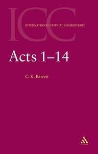 Cover image for Acts: Volume 1: 1-14