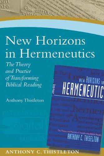 Cover image for New Horizons in Hermeneutics