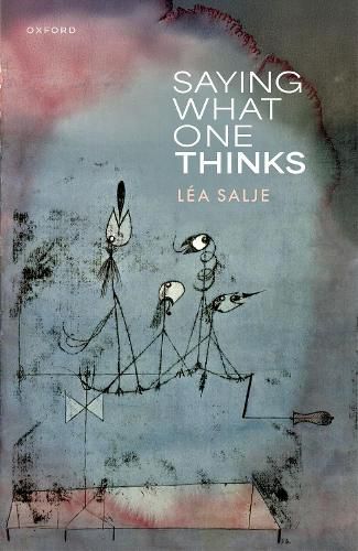 Cover image for Saying What One Thinks