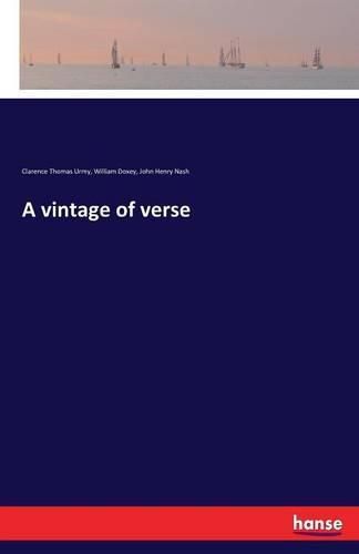Cover image for A vintage of verse