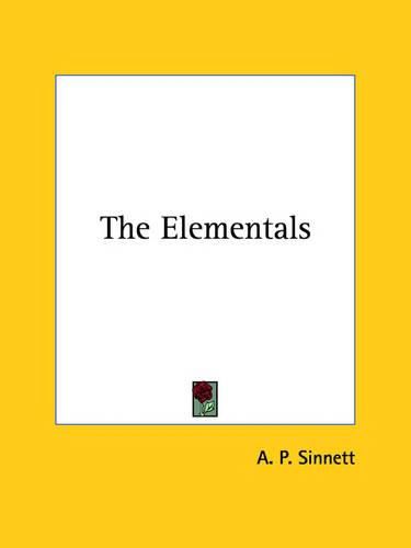 Cover image for The Elementals