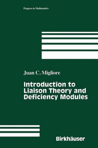 Cover image for Introduction to Liaison Theory and Deficiency Modules