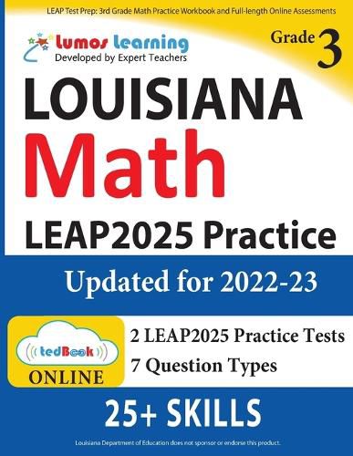 LEAP Test Prep: 3rd Grade Math Practice Workbook and Full-length Online Assessments: LEAP Study Guide