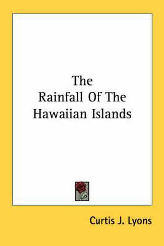 Cover image for The Rainfall of the Hawaiian Islands