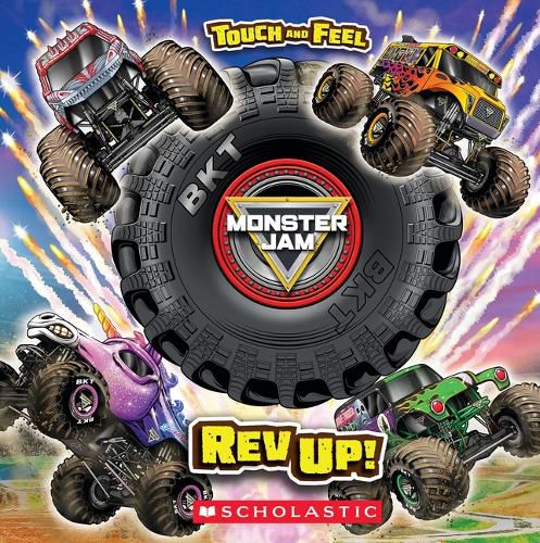 Cover image for Monster Jam: REV Up! a Touch-And-Feel Book