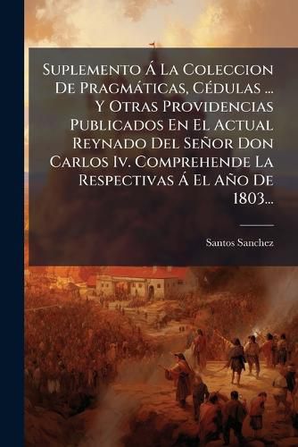 Cover image for Suplemento A La Coleccion De Pragmaticas, Cedulas ... Y Otras Providencias Publicados En El Actual Reynado Del Senor Don Carlos Iv. Comprehende La Respectivas A El Ano De 1803...