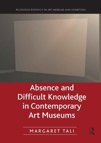 Cover image for Absence and Difficult Knowledge in Contemporary Art Museums