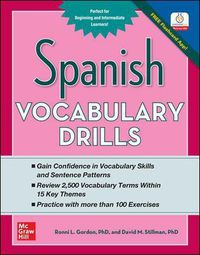 Cover image for Spanish Vocabulary Drills