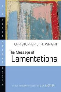 Cover image for The Message of Lamentations