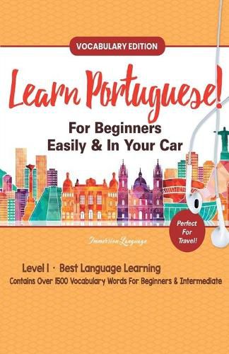 Cover image for Learn Portuguese For Beginners Easily & In Your Car! Vocabulary Edition!