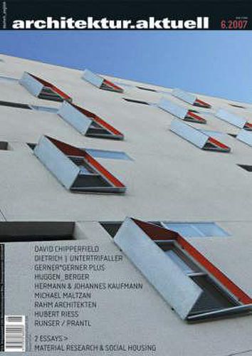 Cover image for Zeitschrift Architektur. Aktuell
