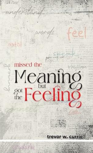 Cover image for missed the meaning, but got the feeling
