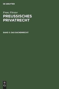 Cover image for Das Sachenrecht