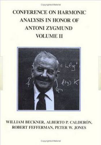 Cover image for Conference Harmonic Analysis, Volume II