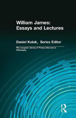 William James: Essays and Lectures