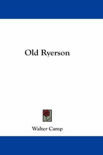 Cover image for Old Ryerson