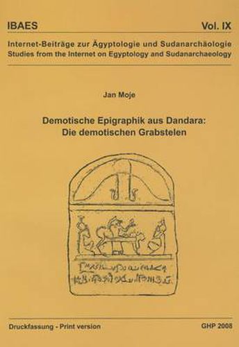 Cover image for Demotische Epigraphik aus Dandara