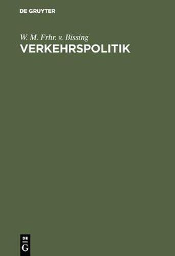 Cover image for Verkehrspolitik